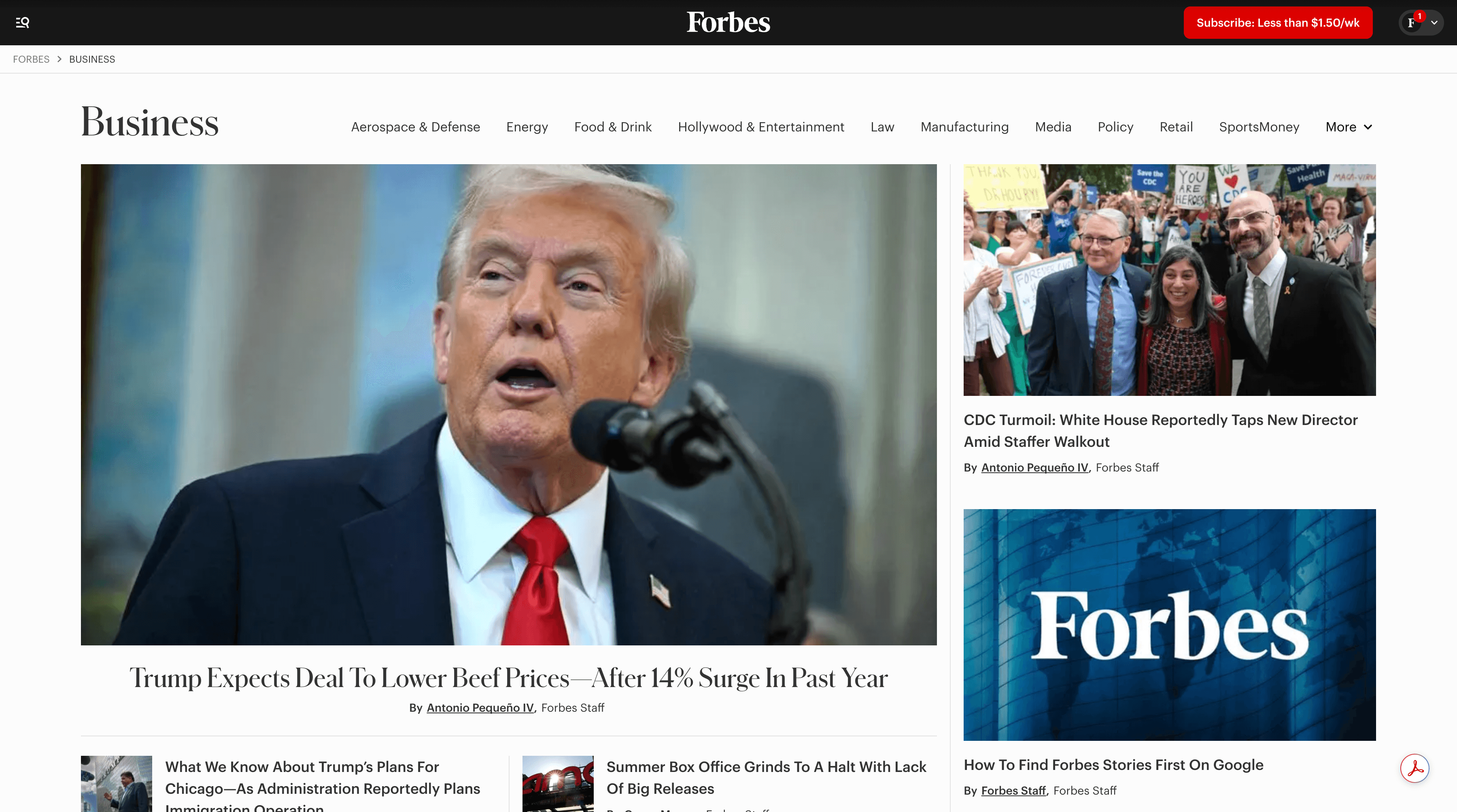 Forbes Business preview