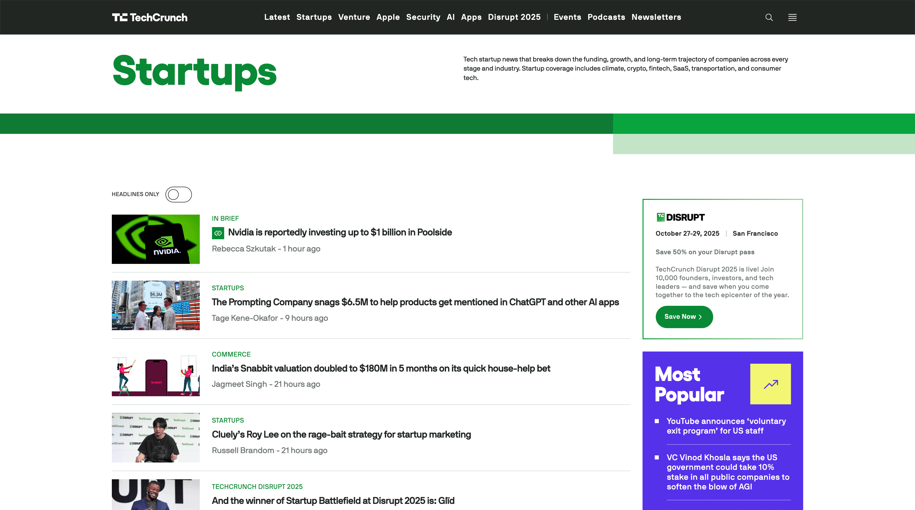 TechCrunch preview